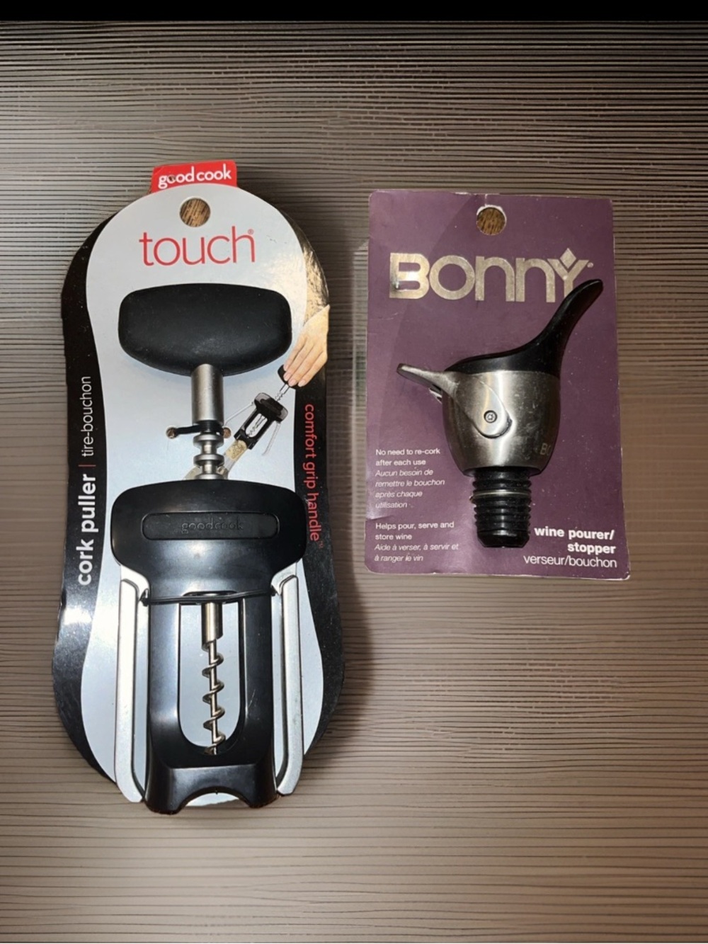 Wine Cork puller & Wine Pourer/Stopper Helps Serve Pour & Store! 🍷 Drink Wine